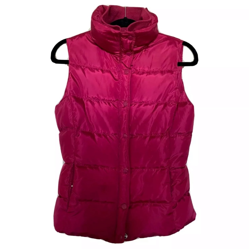 J. CREW Down Puffer Vest Magenta Pink, XS